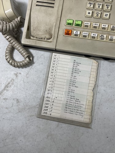 Set of 2 TIE Communications Ultracom CX/NHF 86082 Keyset Telephone Phone - Picture 13 of 13