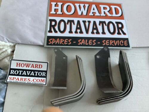 Howard 200 220 bantam- Set of 8 Rotavator Tines