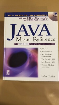 Java Master Referece by Arthur Griffith (hardcover, CD included)