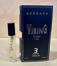 1 Sample Vial BHARARA VIKING CAIRO for Unisex 0.17 oz 5 ml Parfum Spray NEW