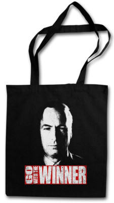 GO WITH THE WINNER SAUL GOODMAN Stofftasche Einkaufstasche Breaking Bad Better