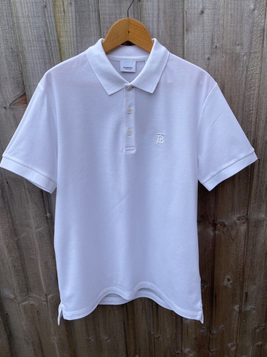 Burberry London Polo Shirt White Pique Brand New With Tags Burberry London Polo Shirt White Pique Brand New With Tags