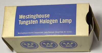 Vintage Westinghouse Tungsten Halogen Lamp Bulb Norelco 600w 120v DYS/DYV