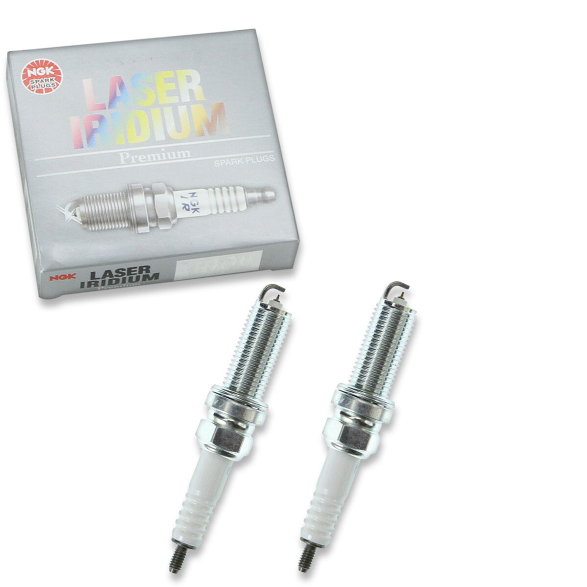 2 pc NGK 6205 LKAR9BI9 Laser Iridium Spark Plugs for 61239093200 Ignition lx