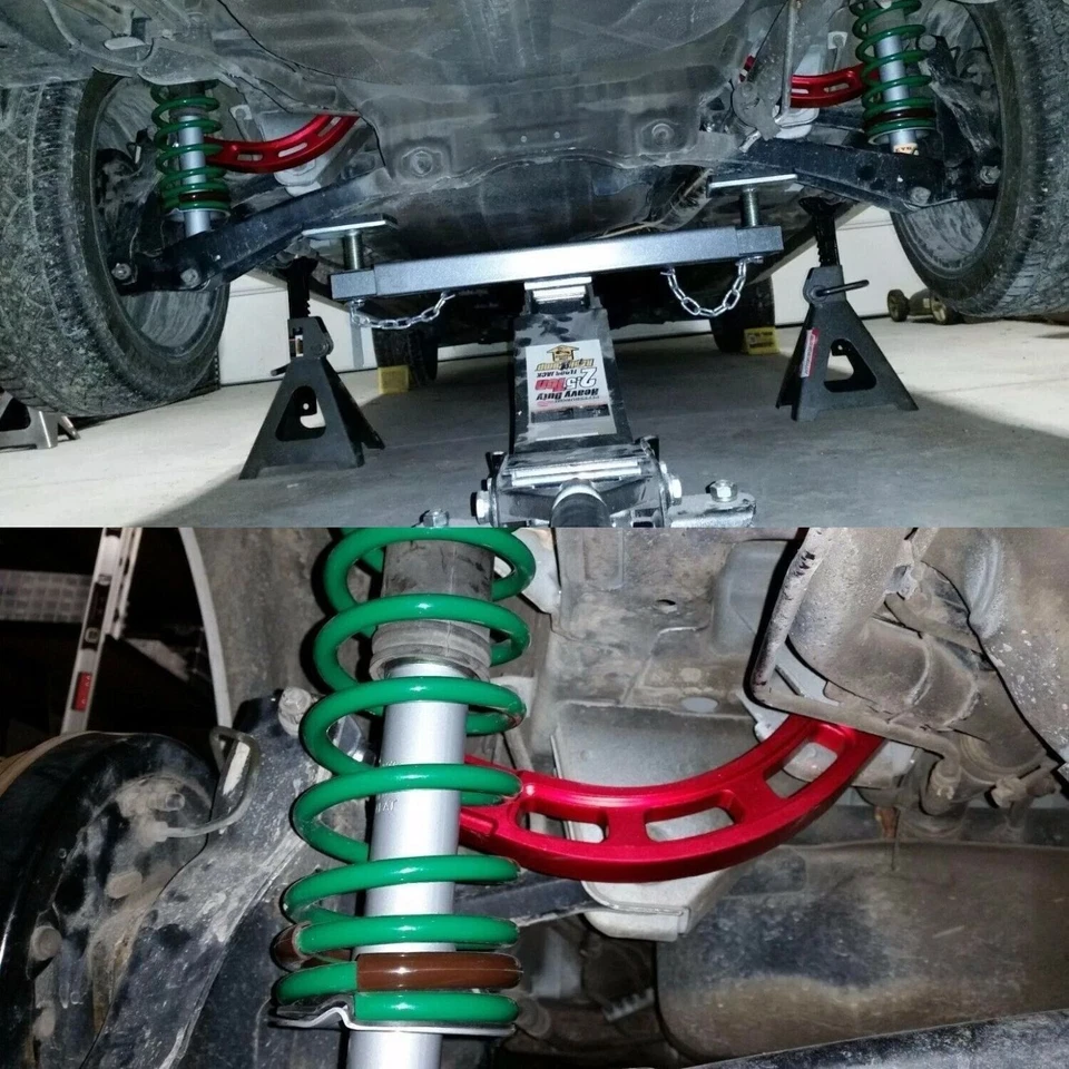 Adjustable Silver For Mitsubishi Lancer Bearing Rear Camber Arm Kit 02-06/08-17 - Image 2 of 4