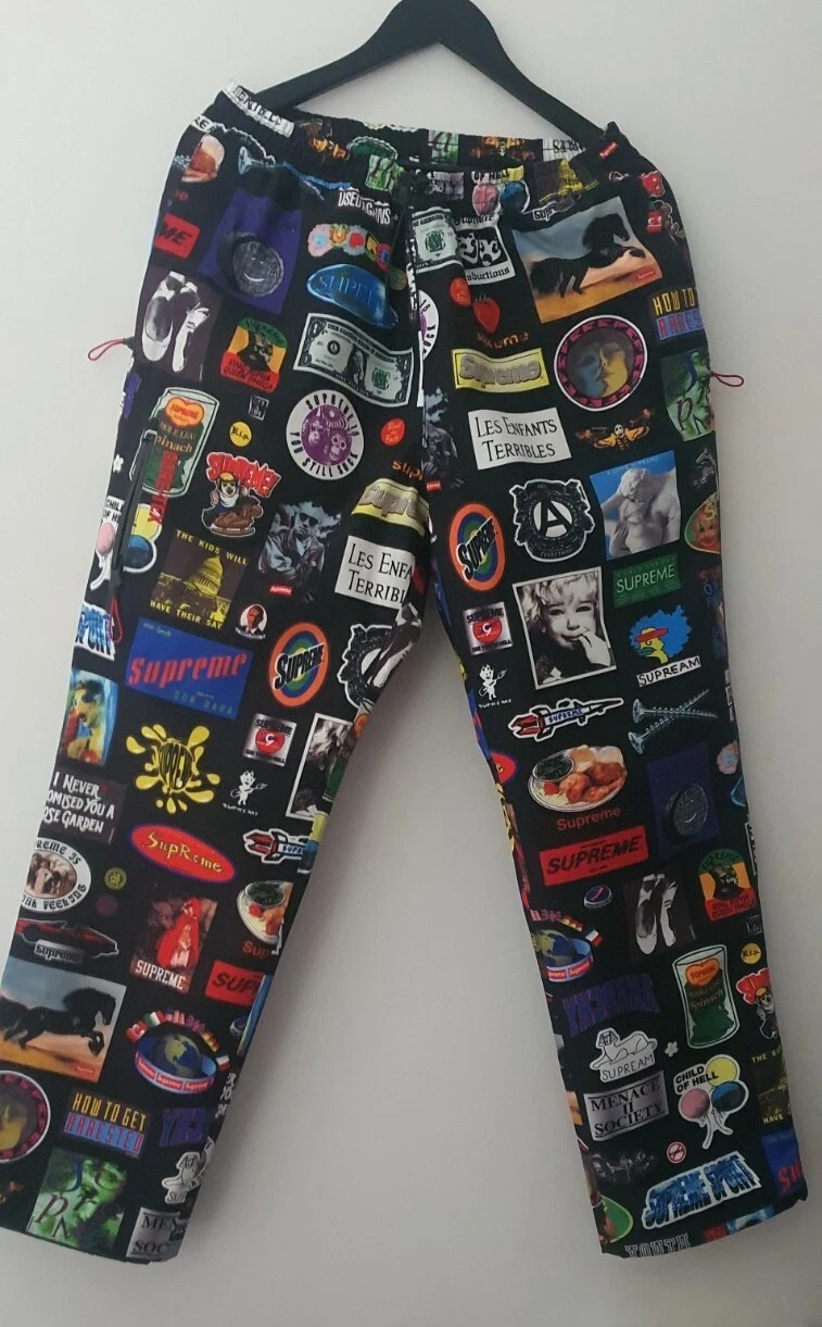 SS21 Supreme GORE TEX Stickers pant size M medium pants trousers nylon