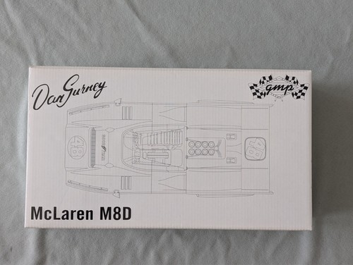 Vintage DAN GURNEY 1970 Gulf McLaren M8D 1:18 GMP Diecast 12025 With Photo & Box - Picture 12 of 21