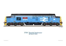 BR Class 37 37501 'Teesside Steelmaster' Livery - Print