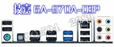 Customized I/O Shield For GA-970A-D3 /GA-970A-D3P BACKPLATE