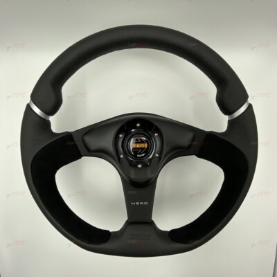 MOMO STEERING WHEEL LEATHER NERO 350MM VNERO35000NER 100% GENUINE