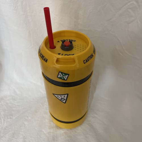 Disney Parks Monsters Inc Scream Canister Sipper Cup Bottle With Sound - WORKS - Picture 8 of 14