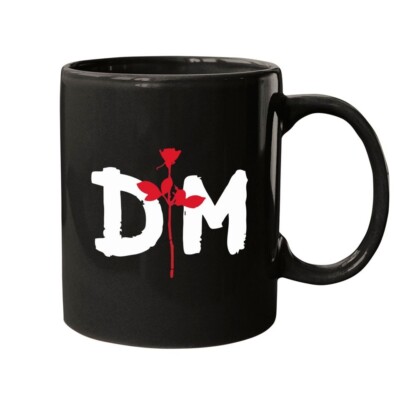 Depeche Mode Rose Logo Mugs - Depeche Mode Funny Coffee Cup - 11oz or 15oz Mug