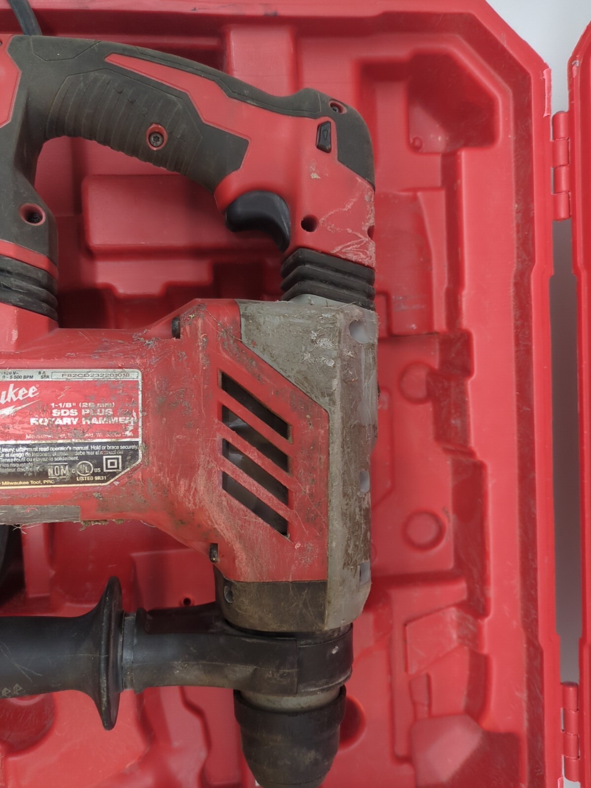FAIR CONDITION Milwaukee 526821 11/8" SDSPlus Rotary Hammer Drill eBay