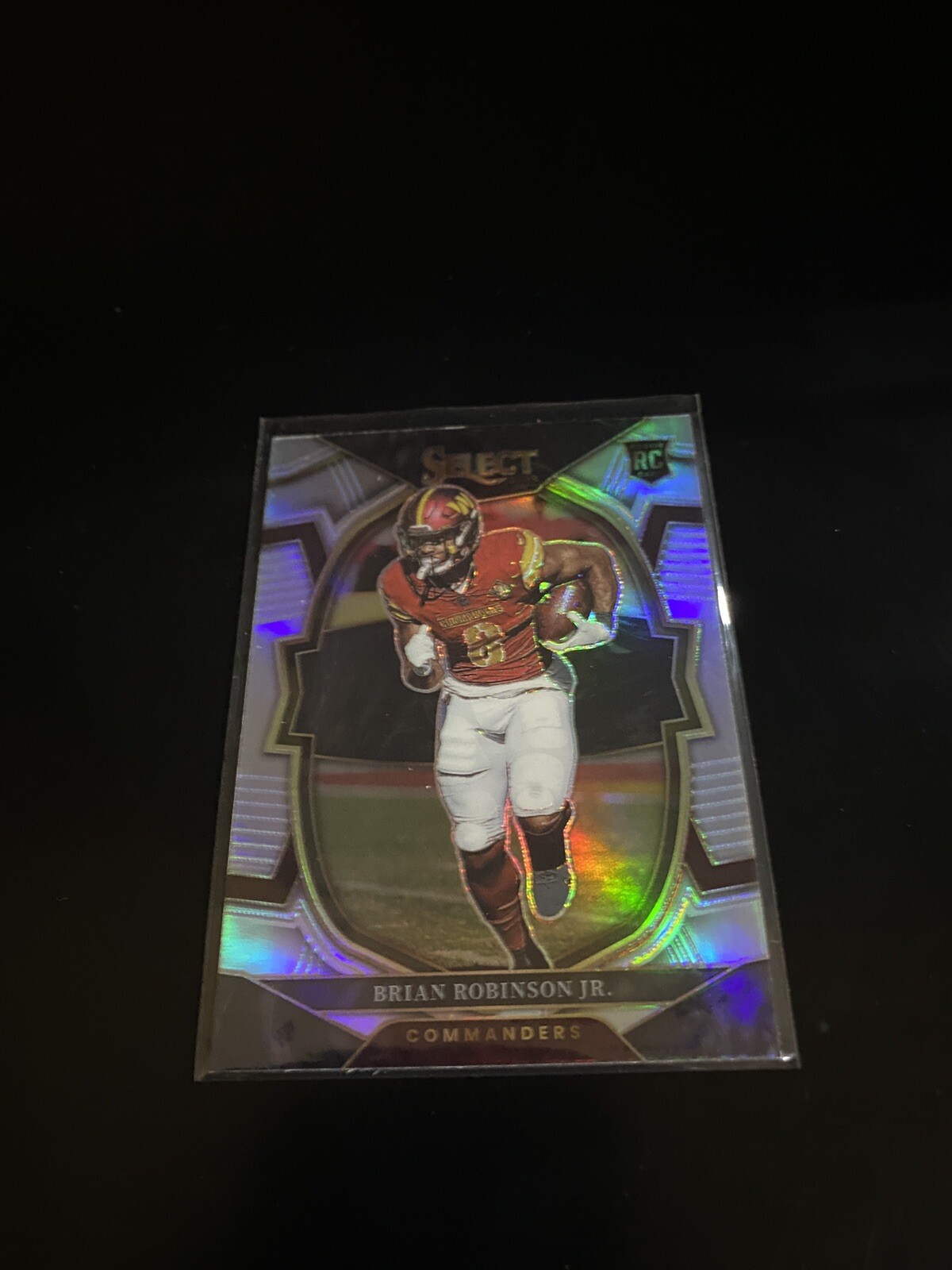 Brian Robinson Jr. 2022 Select Concourse Silver Prizm RC Commanders 78 PWE
