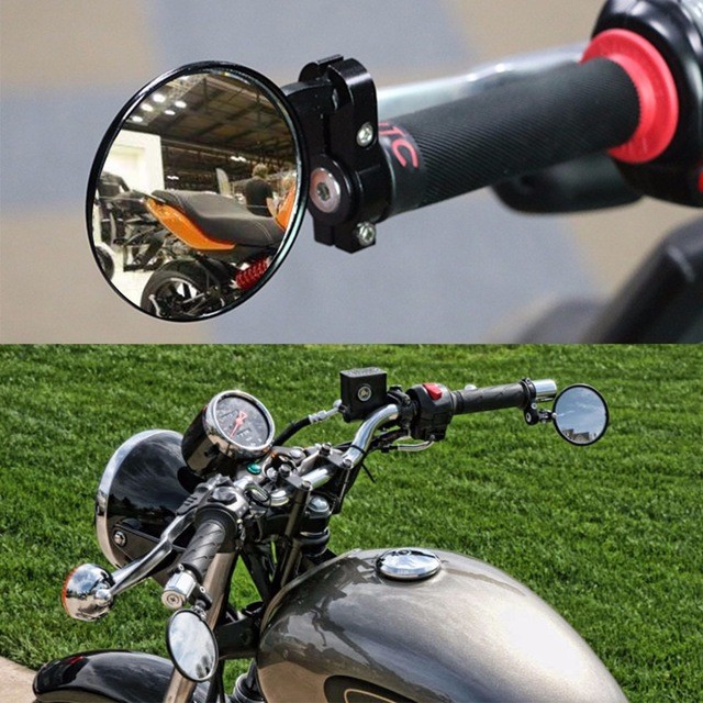 FOLDABLE Motorcycle 7/8" Handle Bar End Side Mirrors For Yamaha FZ-09 FZ-07 FZ6N | eBay