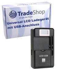 Handy Kamera Akku Ladegerät Universal Ladestation einstellbar für Li-Ion Akkus