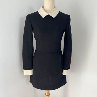 vain mini dress black self-portrait - Black Velvet Mini Dress main image 0