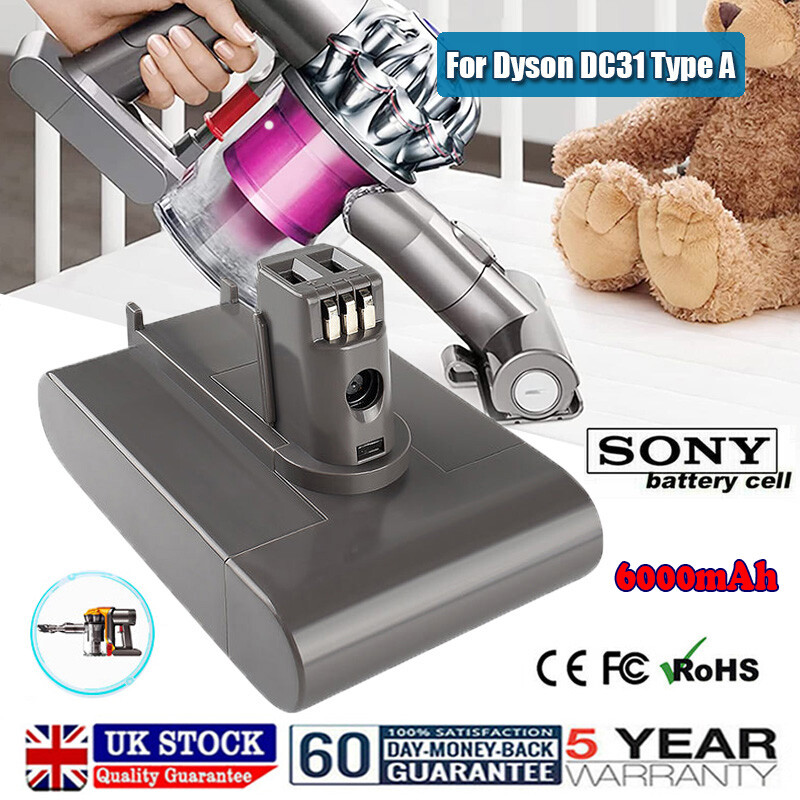 22.2V Replacement Battery For Dyson DC31 Type A DC34 DC35 DC44 DC45