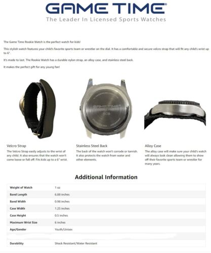 Youth Boy's Watch - Boy's Watch - Baseball MLB - * Pick Your MLB Team * - Picture 3 of 23