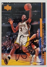 Al Harrington Signed 2000 Upper Deck #71 Card Indiana Pacers Auto NBA RAD