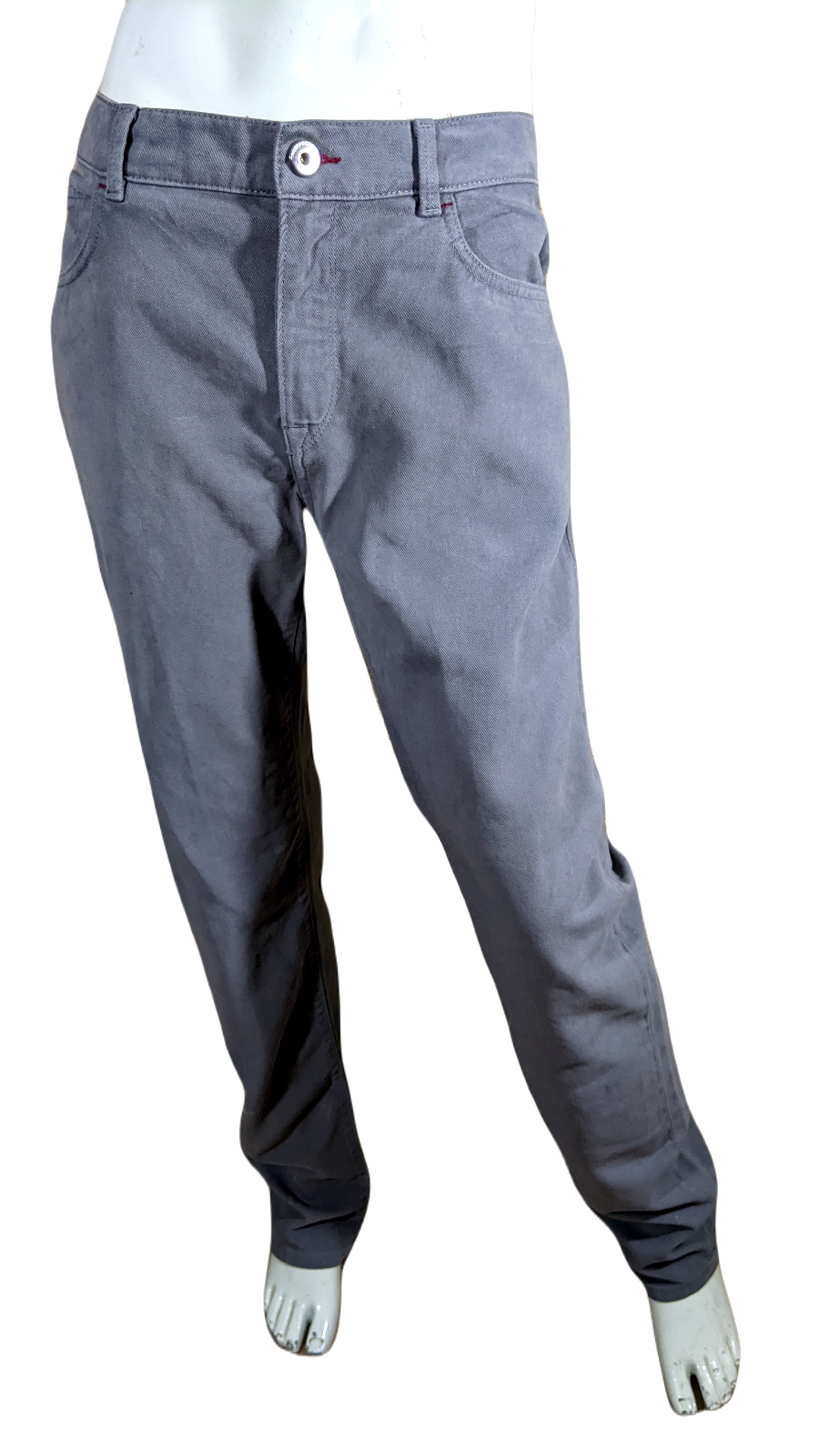Jean Pepe Jeans Femme Gris Taille 34 - Coupe Slim, Délavé Foncé, Neuf Avec étiquettes