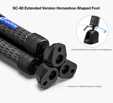 [Leofoto USA] Leofoto SC-60 Rubber Horseshoe-Shaped Feet | Set of 3