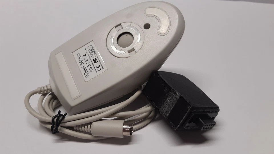 Mouse (restaurato) PS2 con adattatore (nuovo) per Amiga (PS2 Amiga Mouse) - Immagine 2 di 3