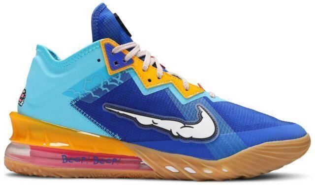 中古 SPACE PLAYERS × NIKE LEBRON 18 LOW Nike Space Jam x LeBron 18 Low EP 'Wile E. x Roadrunner