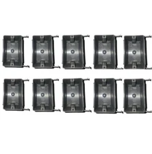 18 cu. in. 1-Gang New Work Electrical Switch/Outlet Box (10 Pack)