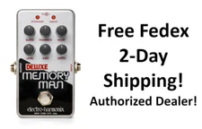 New Electro-Harmonix EHX Nano Deluxe Memory Man Delay Guitar Effects Pedal