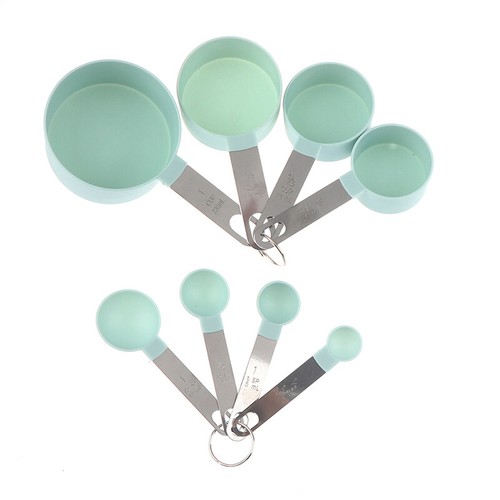 8PCs Measuring Cups Spoons Kitchen Baking Cooking Bakeware Kitchen Tools Set√ H√ - Picture 10 of 12
