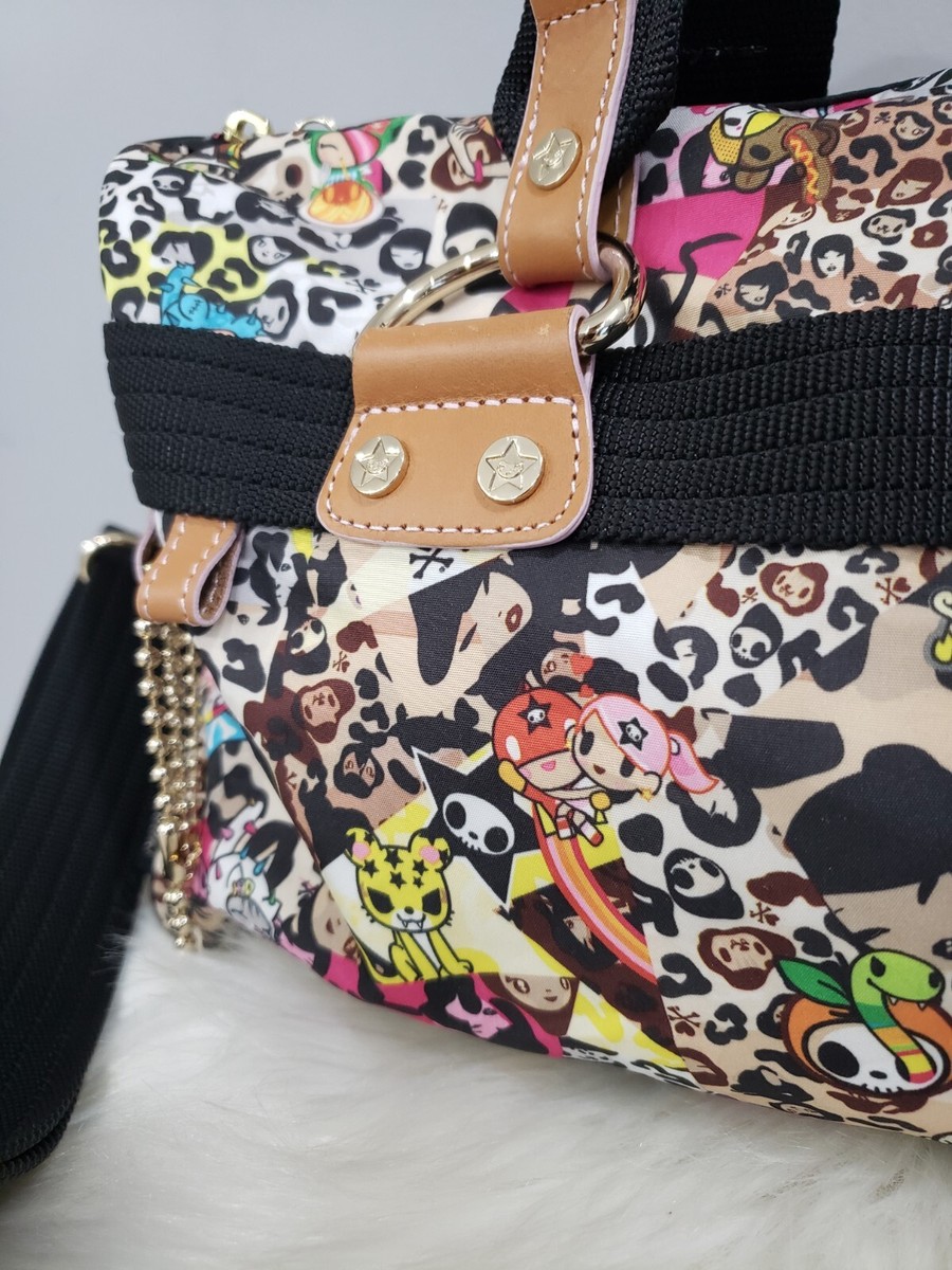 Rare LeSportsac x Tokidoki Leo Serena Nylon Boston Duffle