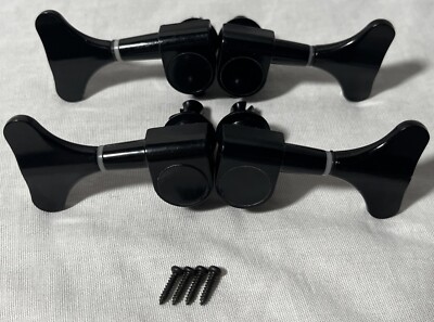 Bass Guitar Tuners Tuning Pegs Keys Closed Gear Machine Heads 2L2R*NEW OPEN BOX*