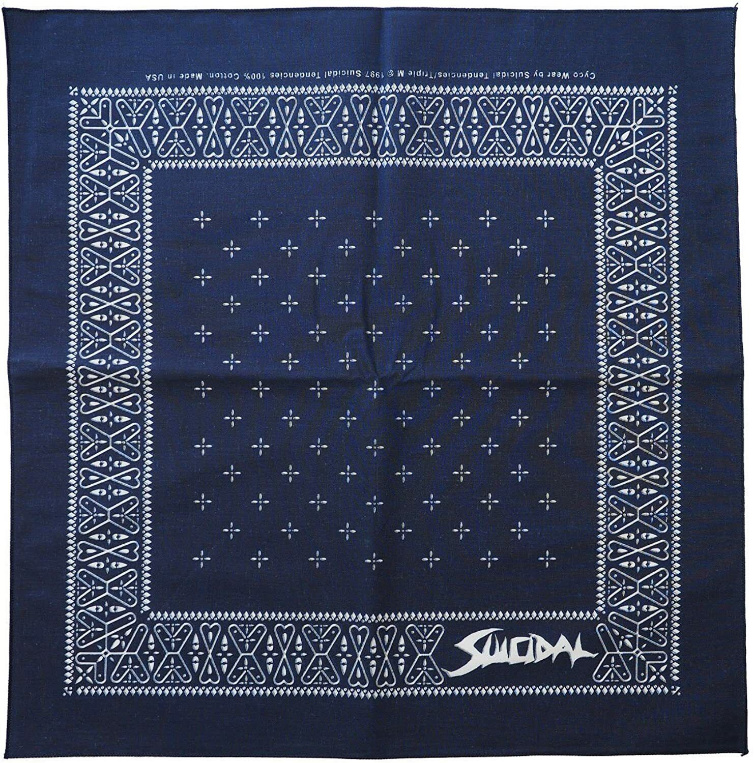 Suicidal Tendencies Logo Navy Blue Bandana 21