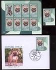 Transnistria 2023 Dog breeds French Bulldog 1v**MNH + Sheet**MNH + FDC imperf.