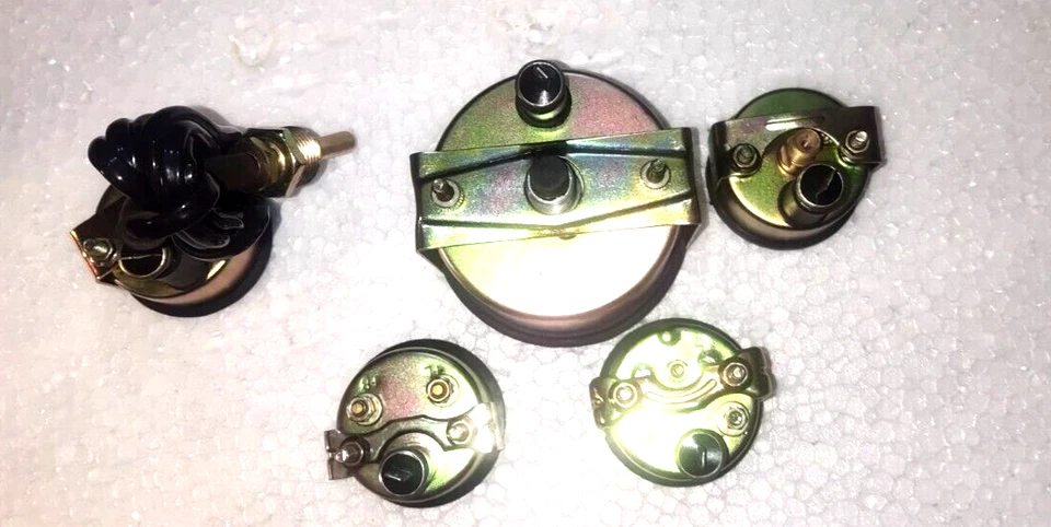 JEEP Willys Speedometer fits 1946-66 CJ-2A, 3A, 3B,M38, M38A1 Gauges Kit Black B - Image 2 of 3