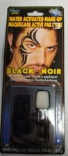 Water Activated Makeup Black Halloween Costume Base Cake Greaseless Face Paint