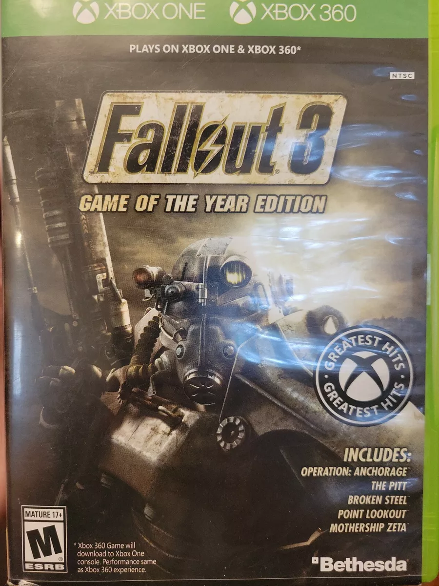 Fallout 3 Game of the Year Edition - XBOX ONE - XBOX 360 - Novo