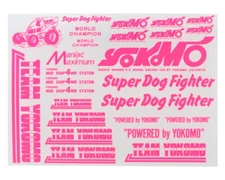 Yokomo 870C Super Dog Fighter Decal Set (Pink) [YOKZC-D4PI]