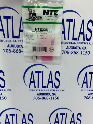 NTE NTE235 TRANSISTOR NPN SILICON 65V IC=3A TO-220 CASE PO=4W 27MHZ RF POWER AMP