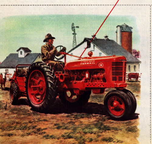 International Harvester Chicago Tractor Farm Work Trucks Vintage Print Ad 1946 - Picture 3 of 7
