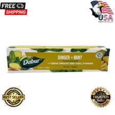 Dabur Organic Ginger  Mint 125g, Toothpaste - Healthy Gums  Fresh Breath USA
