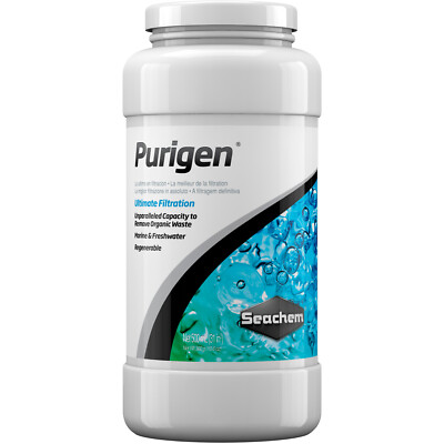 Seachem Purigen 500mL Premium Synthetic Filter Media for Crystal Clear Water