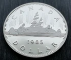 1985 Canada Nickel Dollar — photo from another recent sale