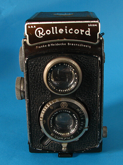 【整備済完動品】Rolleicord Ⅲ(Triotar) Rolleicord Triotar 7.5cm c1938-47 W⁄Triotar Franke 【二眼レフ 5台