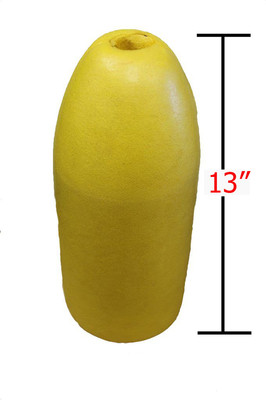 Corda Metrica KUFA SPORTS Con Piombo 1/4" E Galleggiante Giallo 11 – Combo Per Pesca