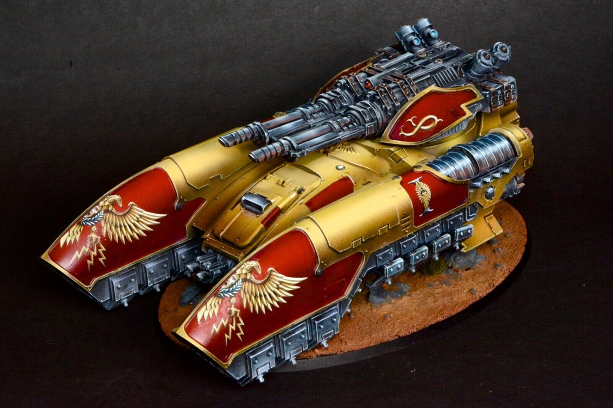 Warhammer 40K Custodes Caladius Grav-tank Annihilator Commission