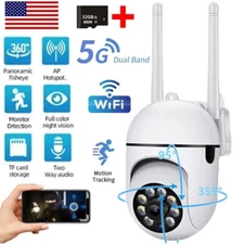 Wireless Security Camera System Outdoor Home 5G Wifi Night Vision Cam 1080P HD