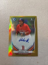 2014 Bowman Chrome Gold Refractor Wendell Rijo 28/50