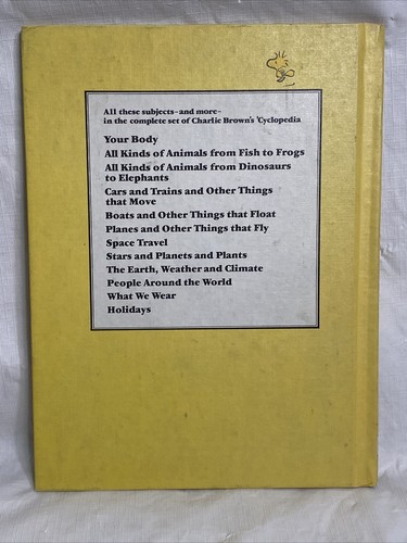 Vtg 1980 Charlie Brown ‘Cyclopedia Volumes 1-6 Hardcover Educational Peanuts - Imagen 9 de 18